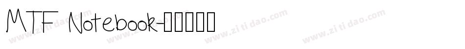 MTF Notebook字体转换